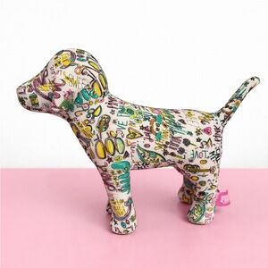 Colorful Patterned Dog Plush Toy